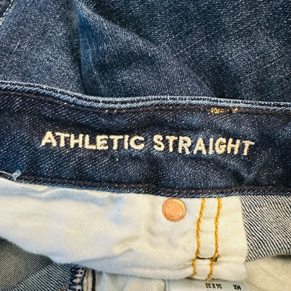 American Eagle Outfitters Athletic Straight Jeans Bundle Mens 34x32 - Picture 11 of 13